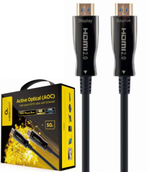 CCBP-HDMI-AOC-50M-02 Gembird Active Optical (AOC) High speed HDMI cable with Ethernet Premium 50m 18