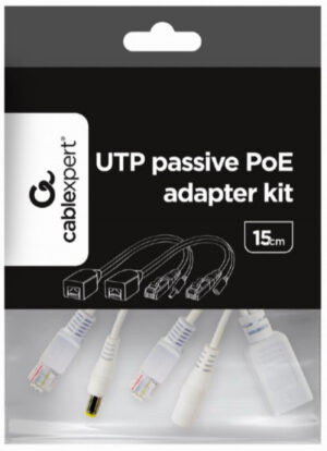 PP12-POE-0.15M-W Gembird UTP passive PoE adapter kit, 0.15 m (POE-INJ-SPLIT) 18