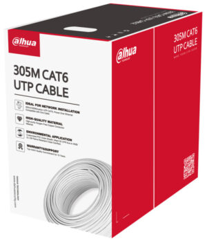 Dahua PFM923I-6UN-C, CAT6E LSZH CPR E KABL OFC(OXYGEN FREE COPPER)  PVC IZOLACIJA  PAKOVANJE 305M 18