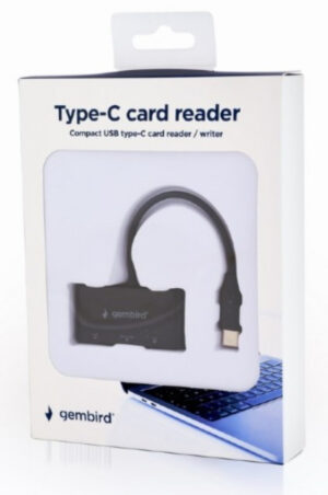 UHB-CR3-02 Gembird USB Type-C SDXC citac kartica za mobilne telefone i tablete