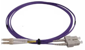 FO SC/UPC - LC/UPC  MM 3M OM4 DX Purple