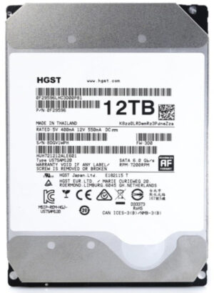 HDD 3.5 * 12TB HUH721212ALE601 HGST – WD Ultrastar 7200rpm 256MB SATA3 (DAHUA Compatible)(12999) 19