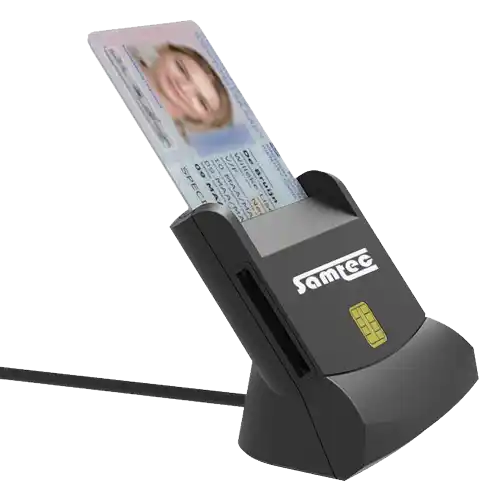 110616.webp Čitač smart kartica Samtec SMT-603(za biometrijske lične karte), USB