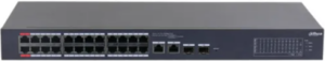 Dahua switch DCS4226-24ET-375, CLOUD UPRAVLJIVI LAYER 2 POE 26-PORTNI SA 2 RJ45 UPLINK-A I 2 SFP 18