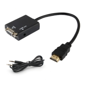 Adapter HDMI na VGA (Audio) crni 18