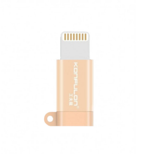 Adapter KONFULON Micro USB na iPhone lightning zlatni 18