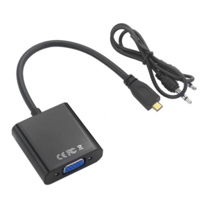 Adapter Micro HDMI na VGA Z + audio JWD-HDMI1 18