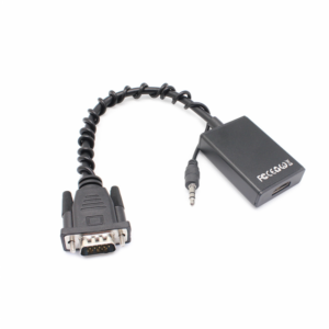 Adapter VGA M na HDMI Z (audio+power) 25cm 18