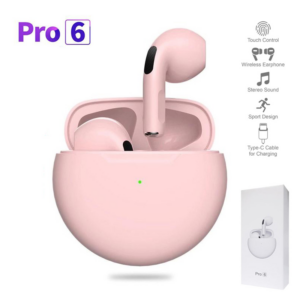 Bluetooth slusalice Airpods Pro6 roze HQ 18