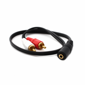 Kabl 2 RCA M na 3.5mm stereo Z JWD-AUDIO7 0.3m 18