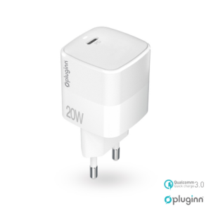 Kucni punjac Pluginn PI-D61S, PD3.0, PPS, 20W sa PD iPhone lightning kablom beli CE 18