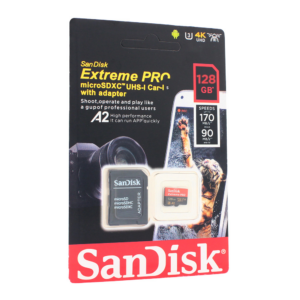 Mem. Kartica SanDisk SDHC 128GB Extreme PRO 4K UHD V30 sa adapterom CN 18