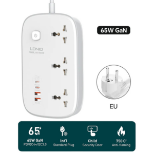 Produzni kabl LDNIO SC3416 EU 3 uticnice + 2xUSB QC 2xPD GaN 2m 18