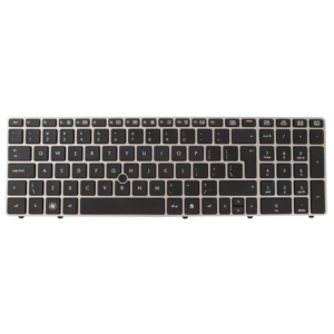 Tastatura za laptop HP 8560p Veliki Enter sivi frame sa misem 18