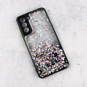 Torbica Frame Glitter za Samsung G991B Galaxy S21 crna 18