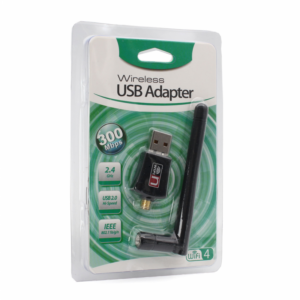 Wireless N adapter sa antenom USB 2.4GHz 5DB 300Mb JWD-U63 18