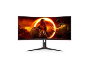 AOC CU34G2XP/BK WQHD 180Hz USB-C AMD FreeSync Premium Curved 18