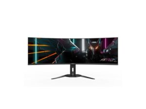 GIGABYTE AORUS CO49DQ EK1 Dual QHD 144Hz USB-C AMD FreeSync Premium Pro Curved 18