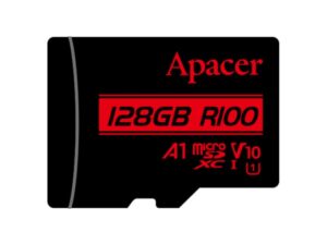 APACER Memorijska kartica microSDXC UHS-I U1 Class10 V10 A1 R100 128GB AP128GMCSX10UB-RA 18