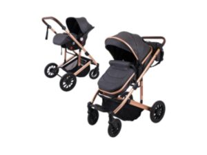 Jungle Kolica za bebe 3 u 1 Roo – Grey 18