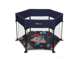 LIONELO Ogradica za bebe Roel – Navy Blue 18