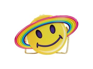 Loungefly Lisa Frank Yellow Rainbow Ring Saturn Cossbody Torba 18