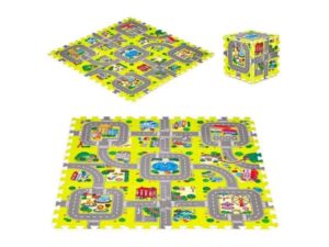 ECO TOYS Podloga Za Igru City, 9 Elemenata (90.5×90,5cm) Iplay