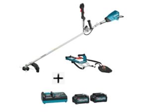 MAKITA Akumulatorski trimer XGT 40V UR016GZ + starter set XGT (2 x 4Ah BL4040 + brzi punjač DC40RA) 191L77-9 18