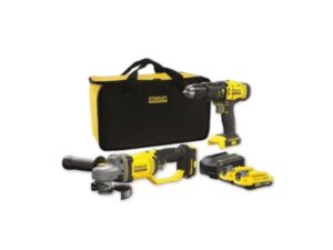 STANLEY Fatmax aku bušilica i aku ugaona brusilica 18V 2 x 2.0Ah set SFMCK471D2S-QW 18