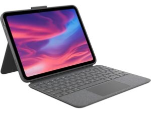 LOGITECH Combo Touch Detachable backlit keyboard case with trackpad and Smart Connector for iPad (10th gen) – Oxford Grey – UK 18