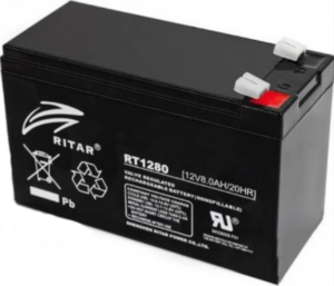 RITAR 12V-8Ah, RT1280 Olovna VRLA baterija, 151&#215,65&#215,99, 2.31KG, BLACK 18