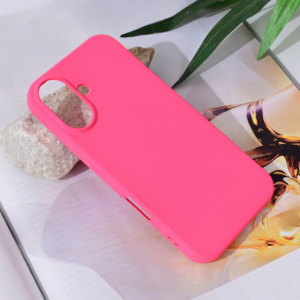 Torbica Teracell Soft Velvet za iPhone 16 6.1 pink 18