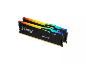 KINGSTON DIMM DDR5 32GB (2x16GB kit) 6400MHz KF564C32BBEAK2-32 Fury Beast Black RGB EXPO 18