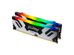 KINGSTON DIMM DDR5 48GB (2x24GB) 7200MHz KF572C38RSAK2-48 Fury Renegade Silver RGB XMP 18