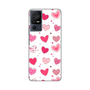 Torbica Silikonska Print Skin za A1 Alpha Eco Pink Hearts 18