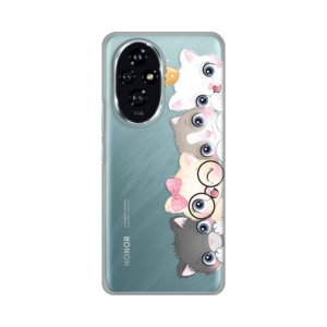 Torbica Silikonska Print Skin za Honor 200 Cats 18