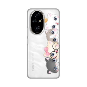 Torbica Silikonska Print Skin za Honor 200 Pro Cats 18