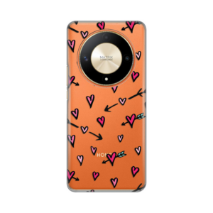 Torbica Silikonska Print Skin za Honor Magic 6 Lite Heart Pattern 18