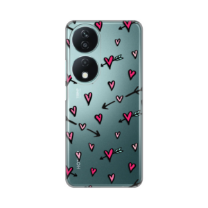 Torbica Silikonska Print Skin za Honor X7b Heart Pattern 18