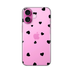 Torbica Silikonska Print Skin za iPhone 16 6.3 Hearts 18