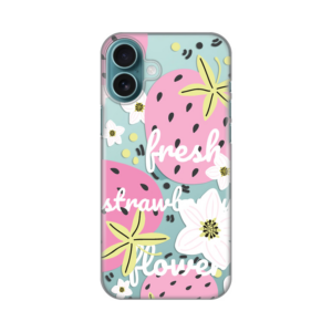 Torbica Silikonska Print Skin za iPhone 16 Plus 6.9 Fresh Pink