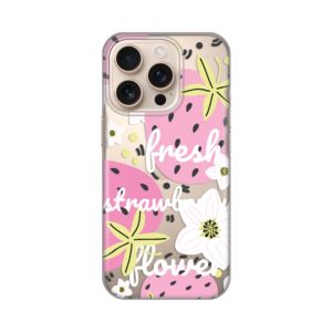 Torbica Silikonska Print Skin za iPhone 16 Pro 6.3 Fresh Pink 18