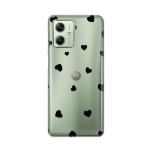 Torbica Silikonska Print Skin za Motorola Moto G54 Hearts 18