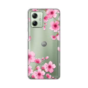 Torbica Silikonska Print Skin za Motorola Moto G54 Rose Flowers 18