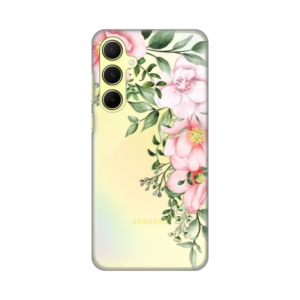 Torbica Silikonska Print Skin za Samsung A556B Galaxy A55 5G Gentle Rose Pattern 18