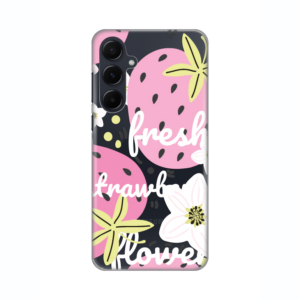 Torbica Silikonska Print Skin za Samsung A556B Galaxy A55 Fresh Pink 18