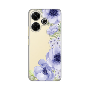 Torbica Silikonska Print Skin za Xiaomi Redmi 13 Blue Roses 18