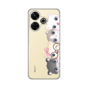 Torbica Silikonska Print Skin za Xiaomi Redmi 13 Cats 18