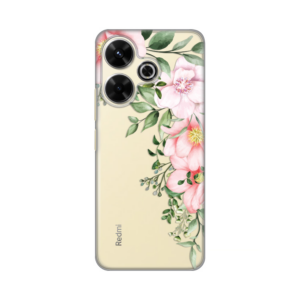 Torbica Silikonska Print Skin za Xiaomi Redmi 13 Gentle Rose Pattern 18