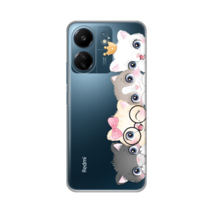 Torbica Silikonska Print Skin za Xiaomi Redmi 13C Cats 18